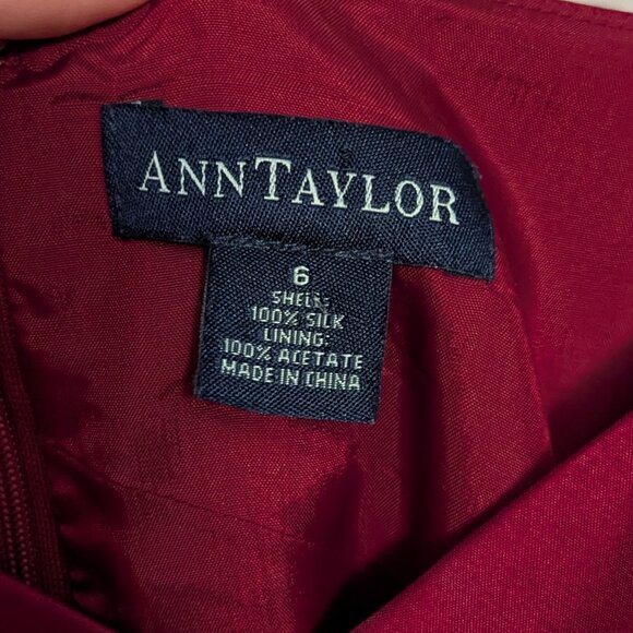 Red Silk Dress - Picture 4 of 5